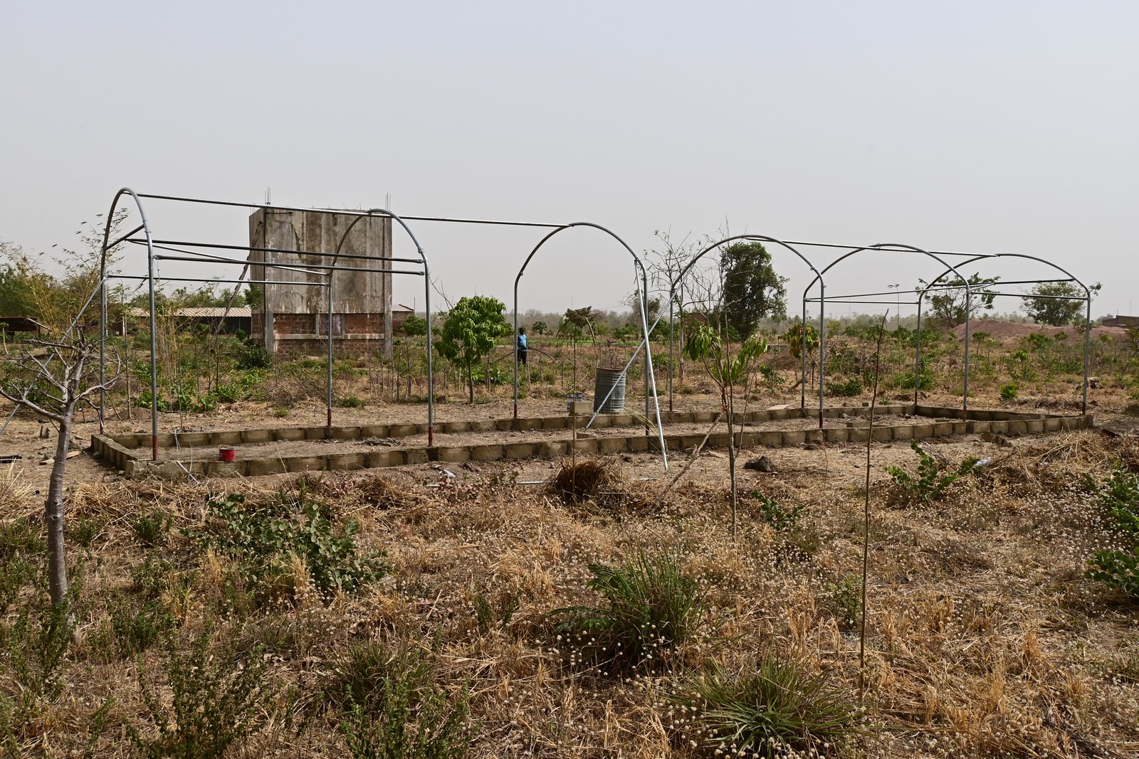 Installation d'une serre